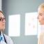 patient talking with a doctor
