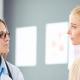 patient talking with a doctor