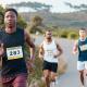 three marathon runners